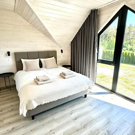 Деревянный коттедж Baltic Atelier Nad Morzem Z Sauna *